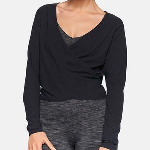 Outdoor Voices TissueWeave Wrap Top